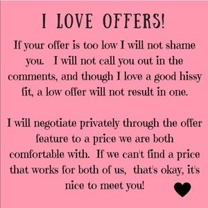 Feel Free to make a offer